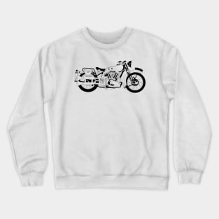 BROUGH SUPERIOR SS100 Black Outline Crewneck Sweatshirt